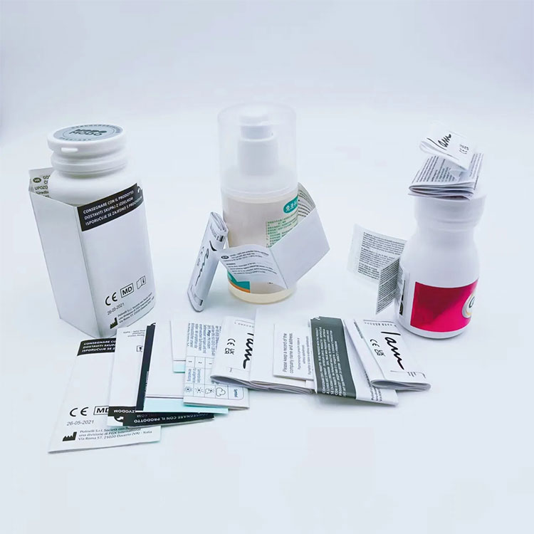 Medicininių lapelių etiketės